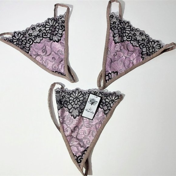 🍑 Hot Erotic Lingerie, Chantilly Women's g string 🍑 - Picture 2 of 3